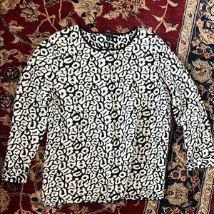Ann Taylor leopard print sweater